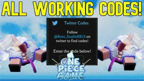 A One Piece Game (AOPG) Codes (Get Your Freebies).